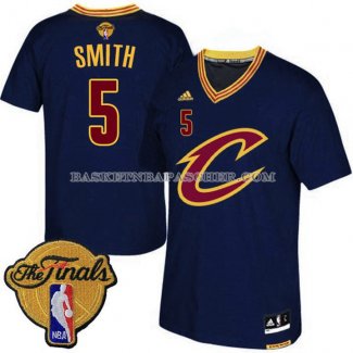 Maillot Manche Courte Cleveland Cavaliers Smith Bleu