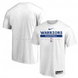Maillot Manche Courte Golden State Warriors Practice Performance 2022-23 Blanc
