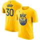 Maillot Manche Courte Golden State Warriors Stephen Curry Statement Jaune
