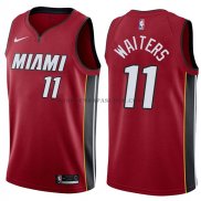 Maillot Miami Heat Dion Waiters Statehombret 2017-18 Rouge