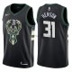 Maillot Milwaukee Bucks John Henson Statehombret 2017-18 Noir