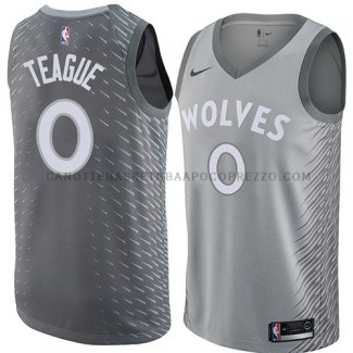 Maillot Minnesota Timberwolves Jeff Teague Ciudad 2018 Gris