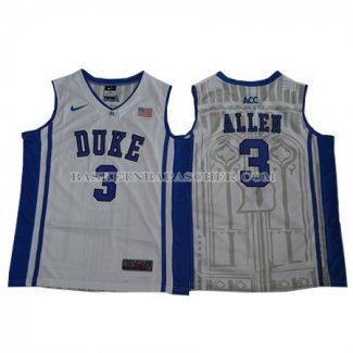 Maillot NCAA Duke Blue Devils Garyson Allen Blanc
