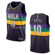 Maillot New Orleans Pelicans Jaxson Hayes NO 10 Ville 2022-23 Volet