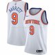 Maillot New York Knicks Rj Barrett NO 9 Association Blanc