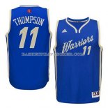 Maillot Noel Golden State Warriors Thompson 2015 Bleu
