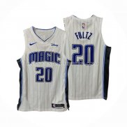 Maillot Orlando Magic Markelle Fultz NO 20 Icon Authentique 2019-20 Blanc