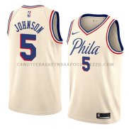 Maillot Philadelphia 76ers Amir Johnson Ciudad 2018 Crema