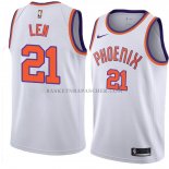 Maillot Phoenix Suns Alex Len Hardwood Classic 2018 Blanc Maillot Phoenix Suns Alex Len Hardwood Classic 2018 Blanc