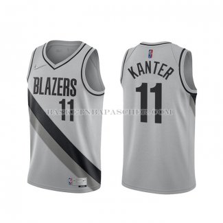 Maillot Portland Trail Blazers Enes Kanter Earned 2020-21 Gris