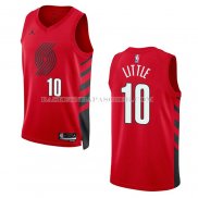 Maillot Portland Trail Blazers Nassir Little NO 10 Statement 2022-23 Rouge