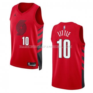 Maillot Portland Trail Blazers Nassir Little NO 10 Statement 2022-23 Rouge