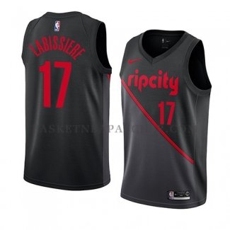 Maillot Portland Trail Blazers Skal Labissiere Ville 2019 Noir