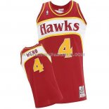 Maillot Retro Atlanta Hawks Webb Rouge Maillot Retro Atlanta Hawks Webb Rouge