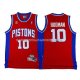 Maillot Retro Detroit Pistons Rooman Rouge