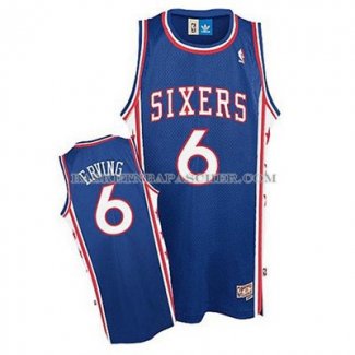 Maillot Retro Philadelphia 76ers Erving Bleu