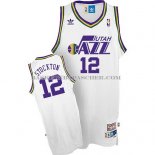 Maillot Retro Utah Jazz Stockton Blanc Maillot Retro Utah Jazz Stockton Blanc