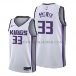 Maillot Sacramento Kings Corey Brewer Association Blanc