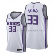 Maillot Sacramento Kings Corey Brewer Association Blanc