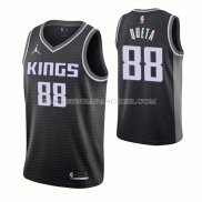 Maillot Sacramento Kings Neemias Queta NO 24 Statement 2020-21 Noir