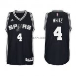 Maillot San Antonio Spurs Derrick White Road 2017-18 Noir