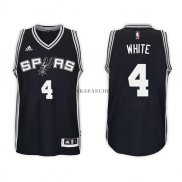 Maillot San Antonio Spurs Derrick White Road 2017-18 Noir