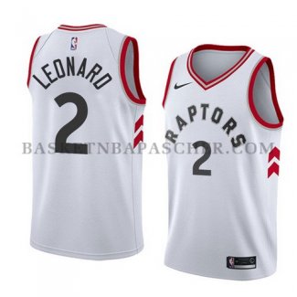 Maillot Tornto Raptors Kawhi Leonard Association 2017-18 Blanc
