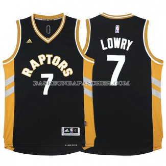Maillot Toronto Raptors Lowry Noir Or