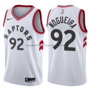 Maillot Toronto Raptors Lucas Nogueira Association 2017-18 Blanc