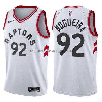 Maillot Toronto Raptors Lucas Nogueira Association 2017-18 Blanc