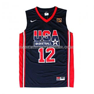 Maillot USA 1992 Stockton Noir