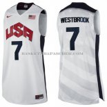 Maillot USA 2012 Westbrook Blanc