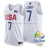 Maillot USA 2016 Lowry Blanc