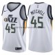 Maillot Utah Jazz Donovan Mitchell Association 2017-18 Noir