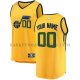 Maillot Utah Jazz Personnalise 2017-18 Jaune
