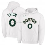 Veste a Capuche Boston Celtics Jayson Tatum Ville 2023-24 Blanc