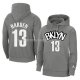 Veste a Capuche Brooklyn Nets James Harden Statement Gris