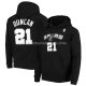 Veste a Capuche San Antonio Spurs Tim Duncan Noir