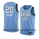 Maillot 2019 Rising Star John Collins USA Bleu