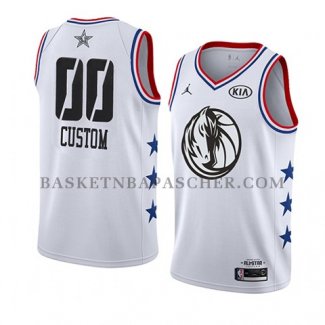 Maillot All Star 2019 Dallas Mavericks Personnalise Blanc