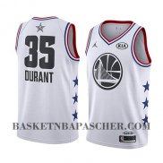 Maillot All Star 2019 Golden State Warriors Kevin Durant Blanc