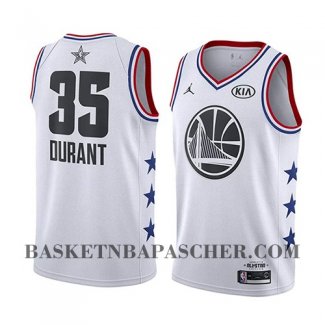 Maillot All Star 2019 Golden State Warriors Kevin Durant Blanc