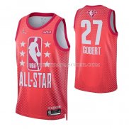 Maillot All Star 2022 Utah Jazz Rudy Gobert NO 27 Marron