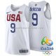 Maillot Authentique USA 2016 DeRozan Blanc