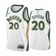 Maillot Boston Celtics Jd Davison NO 20 Ville 2023-24 Blanc