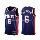 Maillot Brooklyn Nets Deandre Jordan NO 6 Ville 2021-22 Bleu Maillot Brooklyn Nets Deandre Jordan NO 6 Ville 2021-22 Bleu