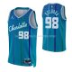 Maillot Charlotte Hornets Arnoldas Kulboka NO 98 Ville 2021-22 Bleu