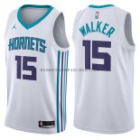 Maillot Charlotte Hornets Kemba Walker Association 2017-18 Blanc
