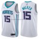 Maillot Charlotte Hornets Kemba Walker Association 2017-18 Blanc