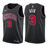 Maillot Chicago Bulls Omer Asik Statehombret 2017-18 Noir